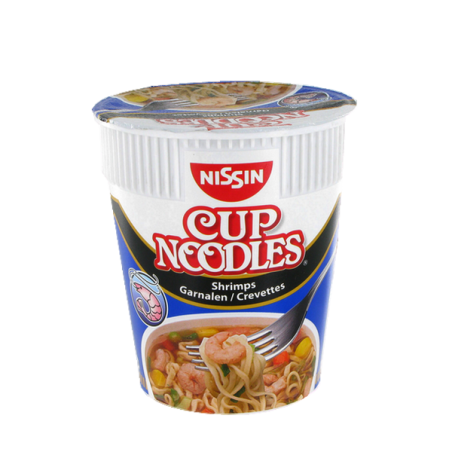 Canh mì ăn liền chén tôm NISSIN 63g