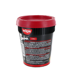 Fideos Soba con Hot Chilli salsa yakisoba NISSIN 92g