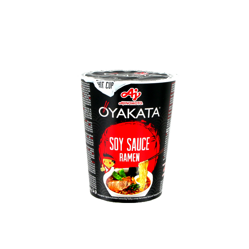 Soupe nouille Ramen Shoyu Oyakata cup AJINOMOTO 63G Japon