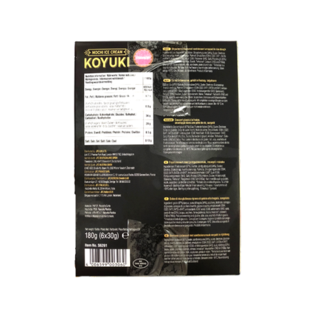 Mochi à la crème glacé Fraise KOYUKI 180g Allemagne - SURGELES