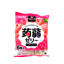 Gelée au konjac pêche OIZUMI 102g Japon