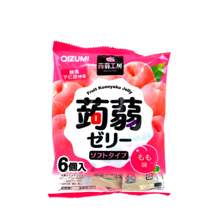 Thạch đào konjac OIZUMI 102g Nhật Bản