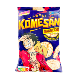 KOMESAN Barbecue Puff-Braunreis-Chips 60g EU
