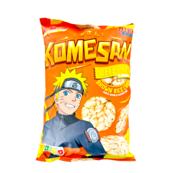 Chips de riz complet soufflé au fromage KOMESAN 60g E.U