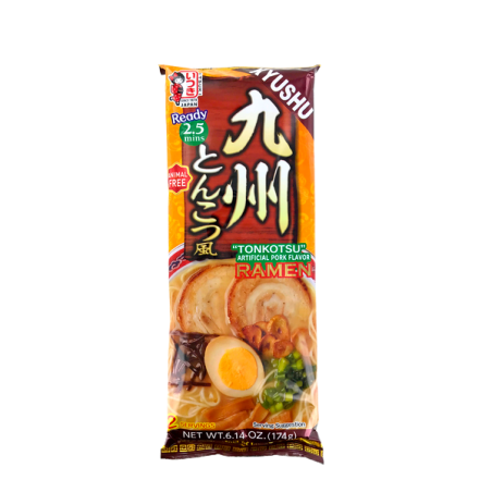 Fideos ramen instantáneos Tonkotsu Kyushu ITSUKI 174g Japón