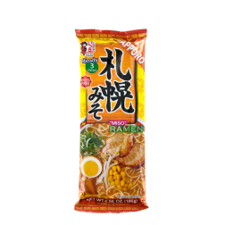 Nouille Ramen instantanées Miso Sapporo ITSUKI 186g Japon