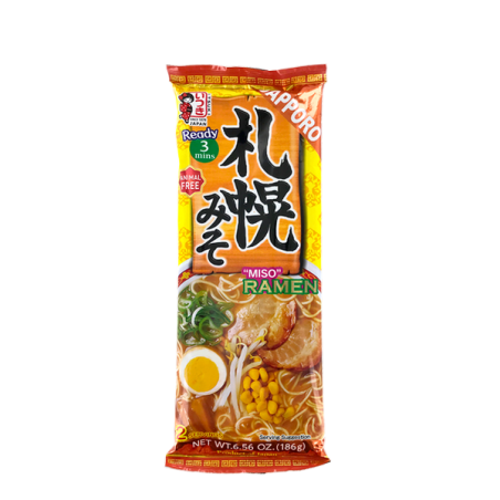 Fideos Ramen Instantáneos Miso Sapporo ITSUKI 186g Japón