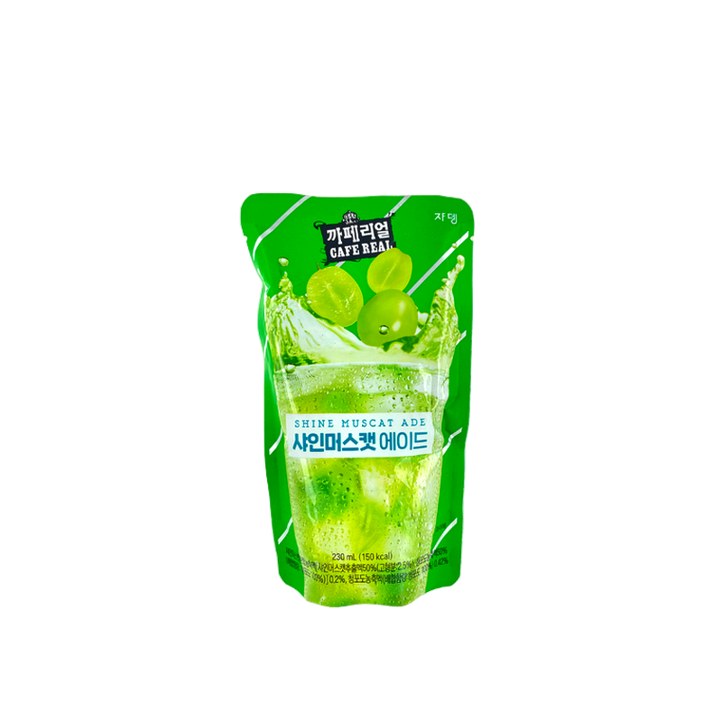 Boisson raisin Shine muscat ADE CAFE REAL 230ml Corée
