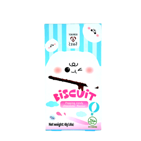 Biscotto in stick caramelle scoppiettanti al cioccolato TOKIMEKI 40g Cina