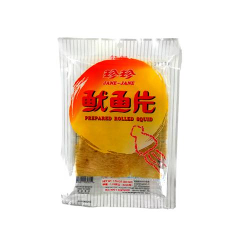 Mực nang sợi chế biến JANE JANE 50g Đài Loan