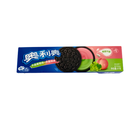 OREO biscotto ripieno di pesca con uvetta 97g