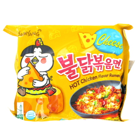 Noodle ramen piccante formaggio SAMYANG 140g di Corea