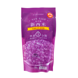Tapiokakugel für Bubble Tea Taro NEW SAGO 250g China