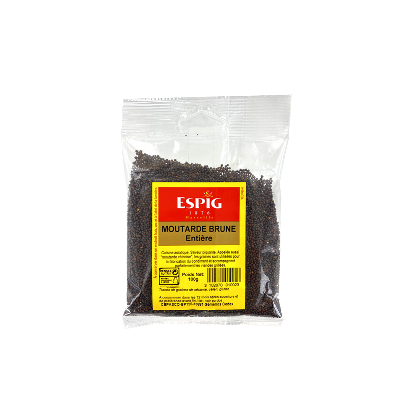 Moutarde brune ESPIG 100g