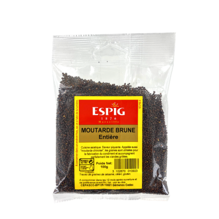 Moutarde brune ESPIG 100g