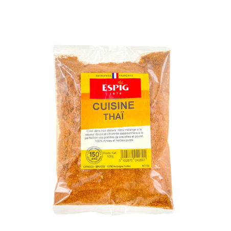 Mélange d'épices Cuisine Thai ESPIG 100g France