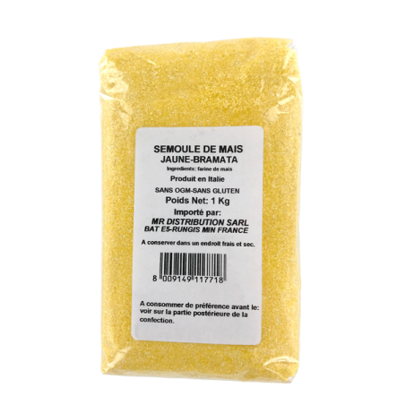 Bramata yellow corn semolina 1kg Italy