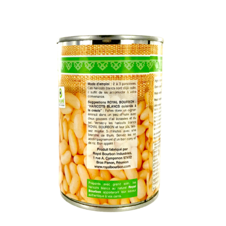 ROYAL BOURBON fagioli bianchi semplici 400g Réunion