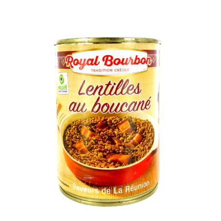 Đậu lăng sốt boucané ROYAL BOURBON 420g Réunion