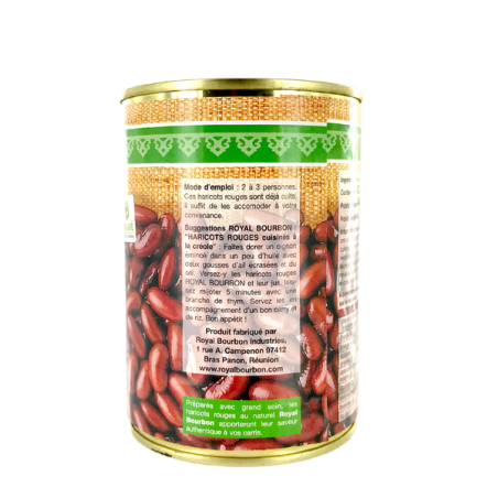 Haricots rouges nature ROYAL BOURBON 400g Réunion