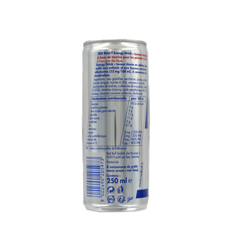 Boisson énergétique RED BULL 250ml Autriche