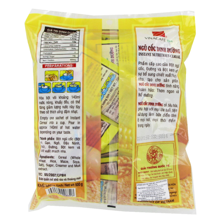 Preparazione drink 5 Cereali Nutriciel VINACAFE 500g Vietnam