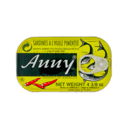 Sardinen in öl gewürzt ANNY 125g Marokko