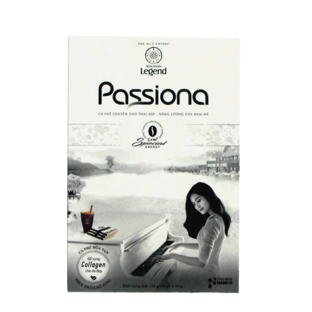 Crema de café soluble G7 Passiona TRUNG NGUYEN 14x16g Vietnam