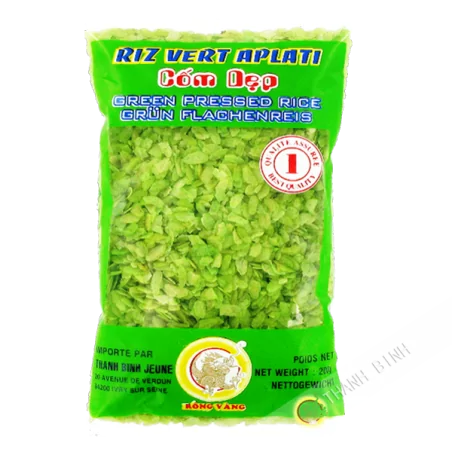 Sticky rice, green flattened DRAGON GOLD 200g Vietnam