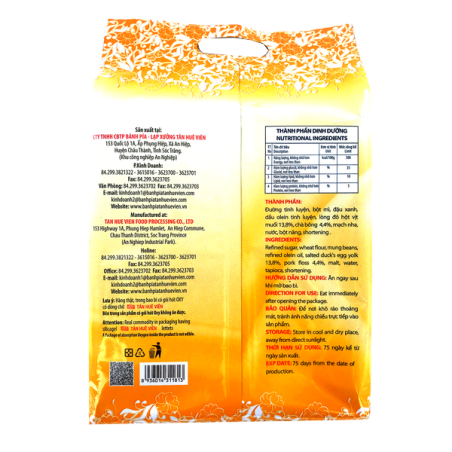 Pia Chả Bông Trung Mười TAN HUE VIEN Bánh 480g Việt Nam