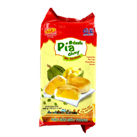Gâteau Pia haricot mungo durian 400g TÂN HUÊ VIÊN Vietnam