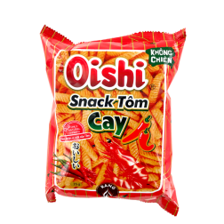 Chips de Bocadillo de Camarones Picantes OISHI 40g Vietnam