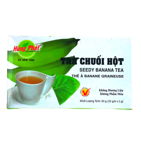 Chuoi té de plátano granulado gigante colgado caliente 50g Vietnam