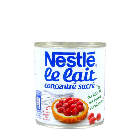 La leche condensada azucarada NESTLE 397g Francia