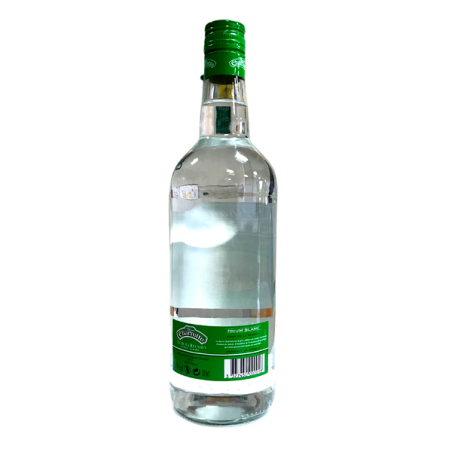 Rhum blanc traditionnel de la Réunion CHARRETTE 1L 49° France