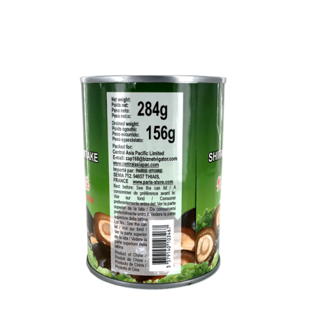 Nấm Shiitake đóng hộp EAGLOBE 284g Trung Quốc