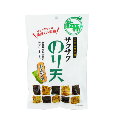 Cracker seaweed wasabi 60g Japan