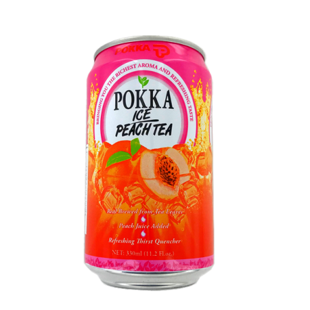 POKKA melocotón bebida de té helado 330ml Singapur