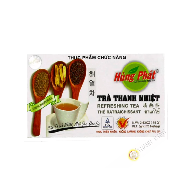 Grüner tee thanh nhiet VINH TIEN 75g Vietnam
