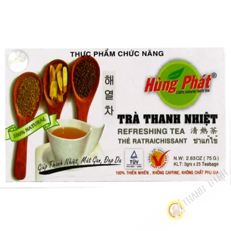 Green tea thanh nhiet VINH TIEN 75g Vietnam