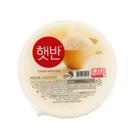 Korean Cooked Rice to Reheat 210g