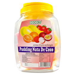 Gelée pudding nata coco aux fruits exotiques COCON 16pcsx80g Malasie