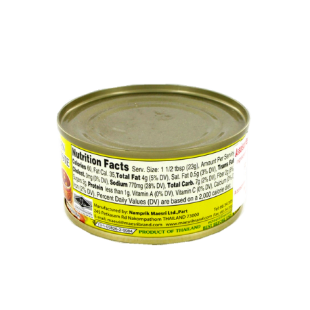 Paste yellow curry MAESRI 114g Thailand