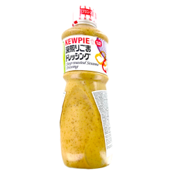 KEWPIE Salatsauce mit geröstetem Sesam und Vinaigrette, 1 l, Japan