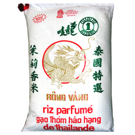 Arroz largo aromático DRAGON OR 20 kg Nueva cosecha 2025 Tailandia