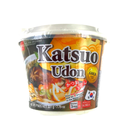 Sopa de fideos Katsuo udon Bonito taza WANG 221g Corea
