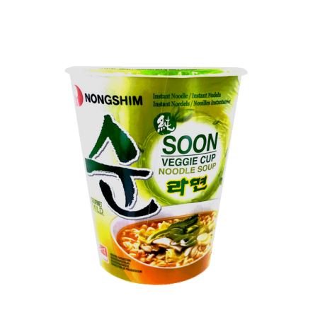 Noodle Soup Soon Vegetarian Cup NONGSHIM 67g Korea