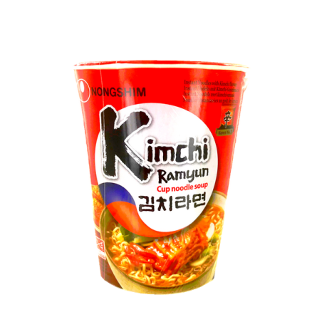 Soupe nouille Kim Chi ramen Cup NONGSHIM 75g Corée