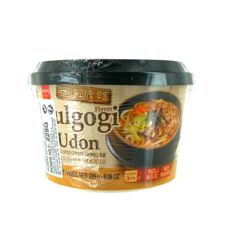 Taza de Bulgogi con sabor Udon WANG 229g Corea