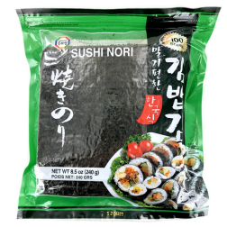 Hoja de algas sushi nori SURASANG (100 hojas) Corea